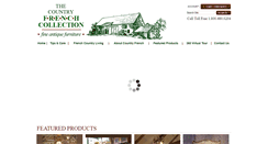 Desktop Screenshot of countryfrenchantiques.com